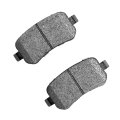 Rear Ceramic Disc Brake Pads For Chrysler Town And Country 2008 2009 2010 2011 2012 4 57 In Pad Length