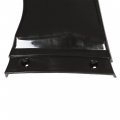 Labwork 4 Pieces Universal Car Front Bumper Lip Spoiler Splitter Body Kit Bright Black Red Tongue