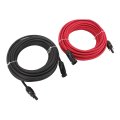 10awg Solar Extension Cable 20ft Flexible Rv Panel Connector For Camping Truck Off Road Vehicle Outdoor Use 