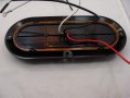 6 Amber Led Surface Mount Tail Light Truck Trailer New