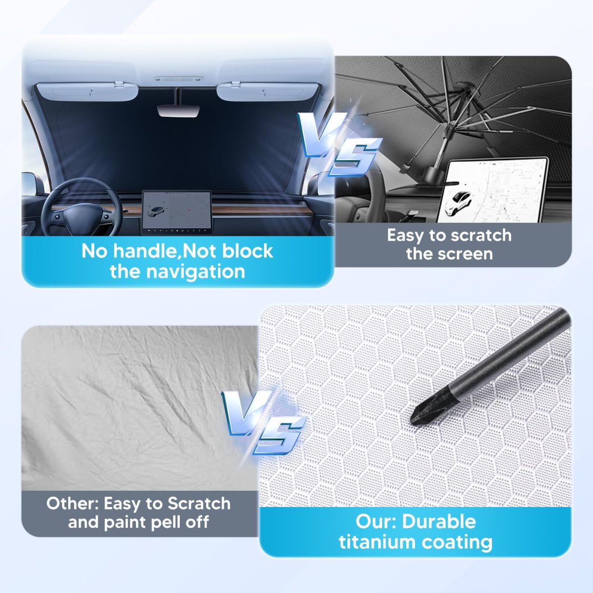 Cartist Windshield Sun Shade Fits For Subaruester 2019-2025 2026 Carshade For Forester Accessories Foldable Sun Shadwindshield