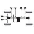Caltric U-joint Kit Fits Arctic Cat 1000 H2 Prowler Xtz 4x4 2009-2014 Front Rear Drive Shaft