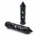 Smt-black Spike Grip 7 8 Bars Cnc Compatible With Yamaha Kawasaki Handlebars Sport Bikes B00rw3fdu0