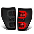 Dna Motoring Tl-f15009-led-3d-ch-sm Led 3d Tail Light Assembly Driver Passenger Side For 09-14 Ford F150 