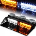 Led Emergency Warning Light Xtauto 16 High Intensity Windshield Hazard Flashing Strobe Law Enforcement Interior Roof Dash Lamp 