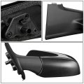 To1320321 Oe Style Manual Driver Left Side View Door Mirror Compatible With Toyota Yaris Hatchback 15-18