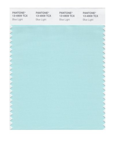 Pantone Smart 13-4909x Color Swatch Card Blue Light