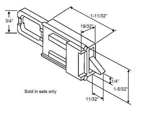 Tilt Window Latch Black Package
