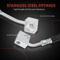 A-premium Rear Center Brake Hydraulic Hose Compatible With Select Dodge Models Ram 1500 2000-2001 2500 2000 Height Sensor
