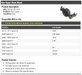 Rear Upper Shock Mount Compatible With 2003-2011 Saab 9-3