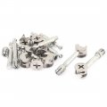 Uxcell Furniture Fixing Screw Locking Connecting Cam Bolt Nut Fitting 9sets