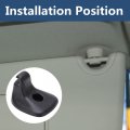Qiilu Sunvisor Clip 1gw25dx9aa Sun Visor Hook Bracket Hanger For Chrysler 200 2011a 2015 Dodge Avenger 2014