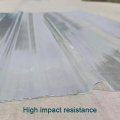 Clear Roof Sheet 2mm Fiberglass Daylighting Panels Daylighting Shed Cover Side Roofing Covers Corrugated Sheets For Greenhouse