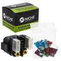 Niche Starter Motor Solenoid Kit For Yamaha Fz6 5eb-81890-00 3el-81940-02-00 4bh-81940-02-00