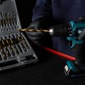 Abn 1 4in Hex Shank Drill Bit Set 30pc Quick Change Titanium Twist Impact Hole Drilling6 To 1 2in