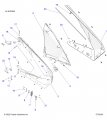 Polaris Rzr Door Trim Bracket Genuine Oem Part Qty 1