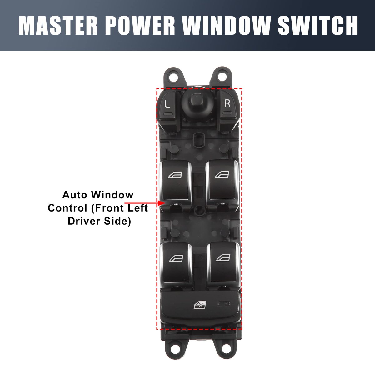 31415675 Car Master Power Window Switch Front Driver Side For Volvo S60 2011-2018 Xc60 2009-2017
