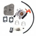 Carburetor Kit With Gasket Air Filter Fuel Line Spark Plug For Km100r Km110r Km90r Sp90 Sp90t Fs90k Hl90 Hl95 Hl95k S100rx 