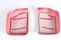 Toworldit 2pcs Set Abs Exterior Rearview Rear View Mirror Cover Decoration Trim Compatible With Suzuki Jimny 2019 Red
