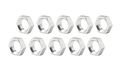 Allstar Performance All18293-10 5 8 -18 Lh Sm Hex Steel Jam Nuts 1 Pack 