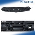 Front Upper Grille Black With Chrome Molding Mesh Style Replacement For Forester 2022 2023 2024 91121sj410