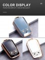 Ontto 2-button Car Key Fob Cover Compatible With Isuzu D-max Mu-x 2017-2019 Smart Remote Case Holder Full Portection Stylish