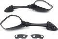 Motorcycle Black Classic Left Right Rearview Mirrors For 2017-2021 Suzuk Gsx-r 1000 P N Mt252-038-cn 