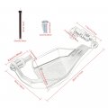 Universal Motorcycle Hand Guards Motocross Dirt Bike Brush Protector For 22mm And 25mm Handlebars Mths105 Abs Plastic Guard