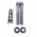 Httmt- Black Left Right Sides Aluminum Spike Frame Sliders Crash Protectors Compatible With Cbr 929 954 Rr 2000-2003 P N