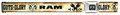 Buckle Down Big Boys Dodge Logo Pistons Guts-glory Seatbelt Belt Multi Regular 