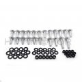 Httmt Mt215-016-rd- Silver Normal Fairing Bolts Kit Compatible With 2003-2006 Kawasak Ninja Zx6r Zx 636 Zx6rr