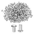 150 Pcs Brazier Head Solid Aluminum Rivets M6 Dia X 10mm Length Round Boat For Repairing Boats Machinery Aircraft Automobile 