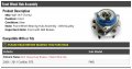 Front Wheel Bearing Hub Assembly Compatible With 2006-2011 Cadillac Dts Fwd Abs Brakes Without Heavy Duty