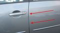 2010-2012 Ford Transit Connect Clear Door Edge Trim Molding Protectors 4 Qty Of 8 2011 10 11 12