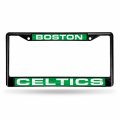 Boston Celtics Black Laser Chrome 12 X 6 License Plate Frame 
