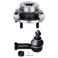 2-piece Front Wheel Hub Bearing Assembly Outer Tie Rod Fits 1996-05 For Chrysler Sebring 1995-00 Dodge Avenger 2001-05 Stratus 