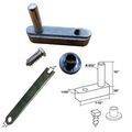 Framed Swing Shower Door Pivot Block With 1 2 Pin And Adjustment Wrench Kit 