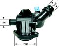 Stant 48732 Xactstat 202 Degrees Fahrenheit Thermostat 