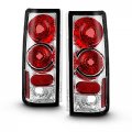 1985-2005 Chevy Astro Gmc Safari Chrome Bezel Euro Style Altezza Tail Light Housing Lamp Assembly Replacement Driver And 