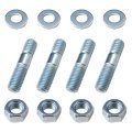 Pack Of 4 New 5 16 X 1-3 8 Carburetor Carb Studs Kit For H-olley E-delbrock Carter Rochester
