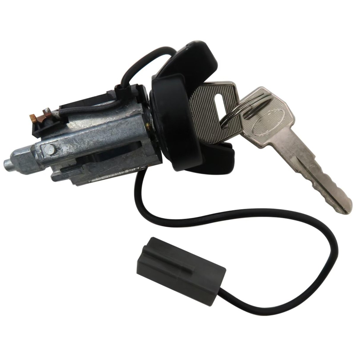 Version Us111l Py1409 Black Ignition Lock Cylinder With Keys For 1981-87 Ford Escort