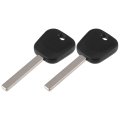Car Replacement Uncut Transponder Chip Key Chipped Ignition Fob For Chevrolet Gmc Buick 2pcs 