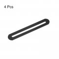 Uxcell Adjustable Corner Code 4pcs 110x19mm Stainless Steel Flat Straight Thickened Slotted Brace Brackets For Fixed Furniture