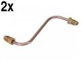 Porsche 911 75-89 Brake Line Hose To Caliper Front L R X2 