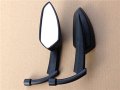 Hongk- Black Blade Mirrors Compatible With Kawasaki Vulcan Rebel Shadow R1 R6 Cruiser B01c0sra5m