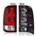 G-plus Tail Lights Pair W Bulbs Wiring Harness Compatible With Gmc Sierra 1500 2500hd 3500hd 2007-2013 Driver Side Red Lens