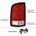 G-plus Tail Lights Pair W Bulbs Wiring Harness Compatible With Gmc Sierra 1500 2500hd 3500hd 2007-2013 Driver Side Red Lens