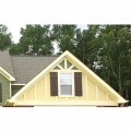 Polaris Homeside 4 Board And Batten Joined Vinyl Shutters 1 Pair 14-1 2in X 43in 046 Pine