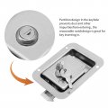 Trailer Door Latch Stainless Paddle Flush Mount
