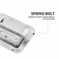 Trailer Door Latch Stainless Paddle Flush Mount